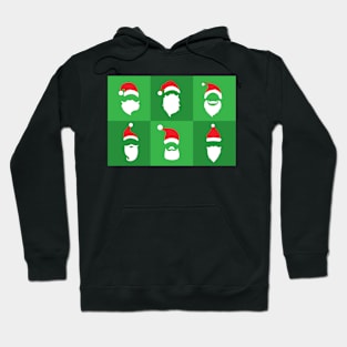 Santa Claus beard ugly christmas Hoodie